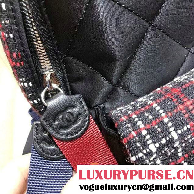 Chanel Tweed and Nylon Astronaut Essentials Backpack A91964 F/W 2017 (AV-7122101 )