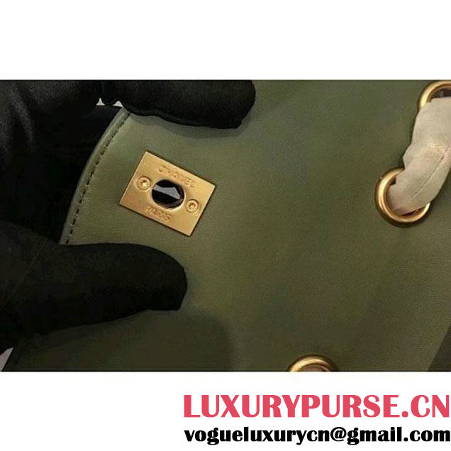 Chanel Rosewood Lambskin Medium Flap Bag A57027 Green 2018  (MK-7122011 )