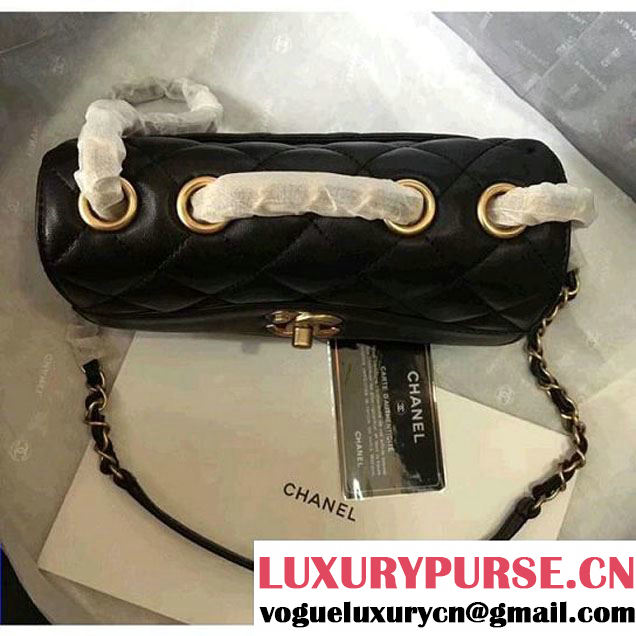 Chanel Rosewood Lambskin Small Flap Bag A57027 Black 2018  (MK-7122010 )