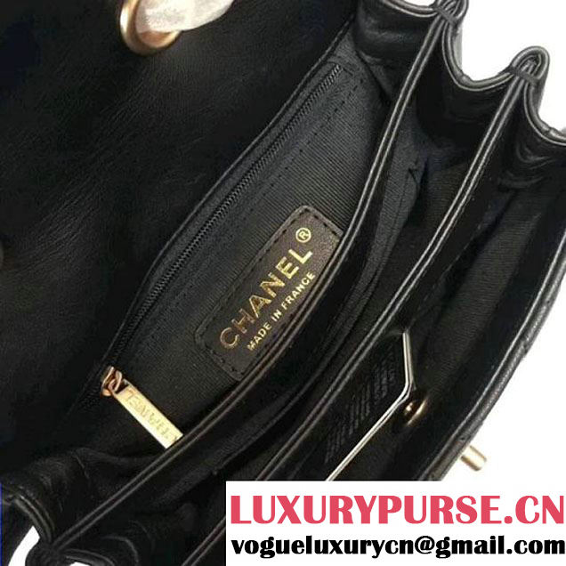 Chanel Rosewood Lambskin Small Flap Bag A57027 Black 2018  (MK-7122010 )