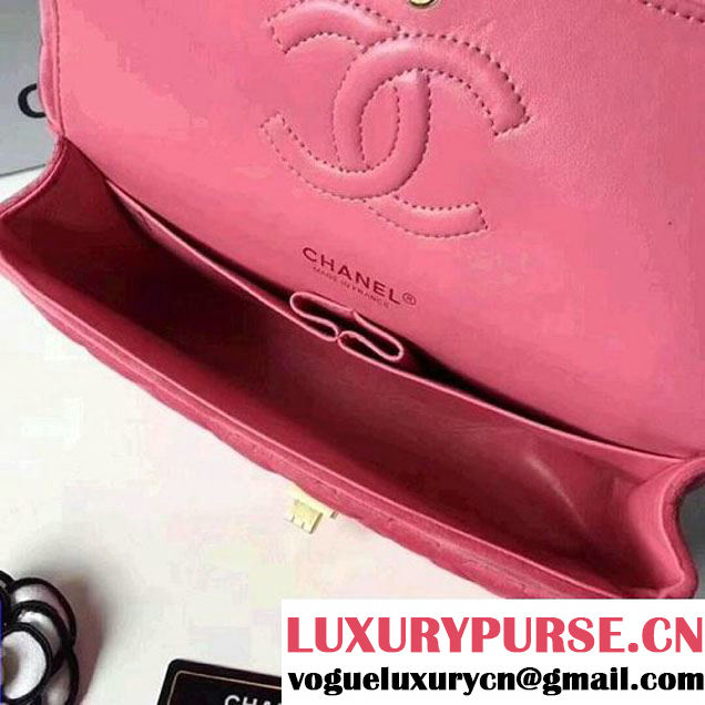 Chanel Velvet 2.55 Flap Bag Size 225 Peach 2017(GH) (2A043-7122107 )