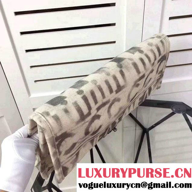 Chanel Iliad Printed Toile Clutch Bag A91749 2018 (2A043-7122118 )