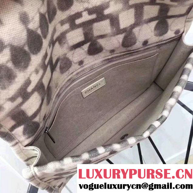 Chanel Iliad Printed Toile Clutch Bag A91749 2018 (2A043-7122118 )