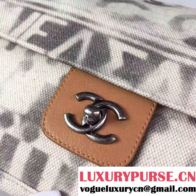 Chanel Iliad Printed Toile Clutch Bag A91749 2018 (2A043-7122118 )