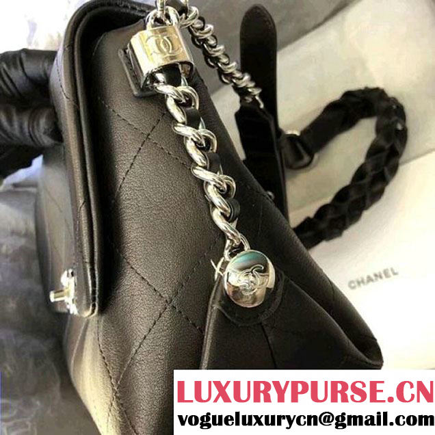 Chanel Black Calfskin Braided with Style Small Flap Bag A57116 2018 (MK-8010219 )