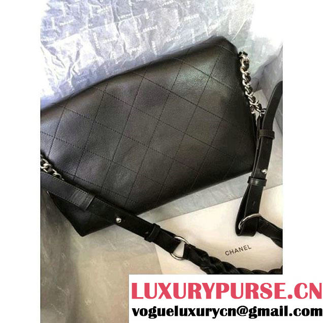 Chanel Black Calfskin Braided with Style Small Flap Bag A57116 2018 (MK-8010219 )