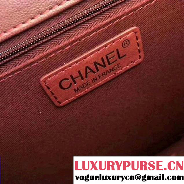 Chanel Sheepskin Flap Bag A57231 Burgundy 2018 (ZMD-8010214 )