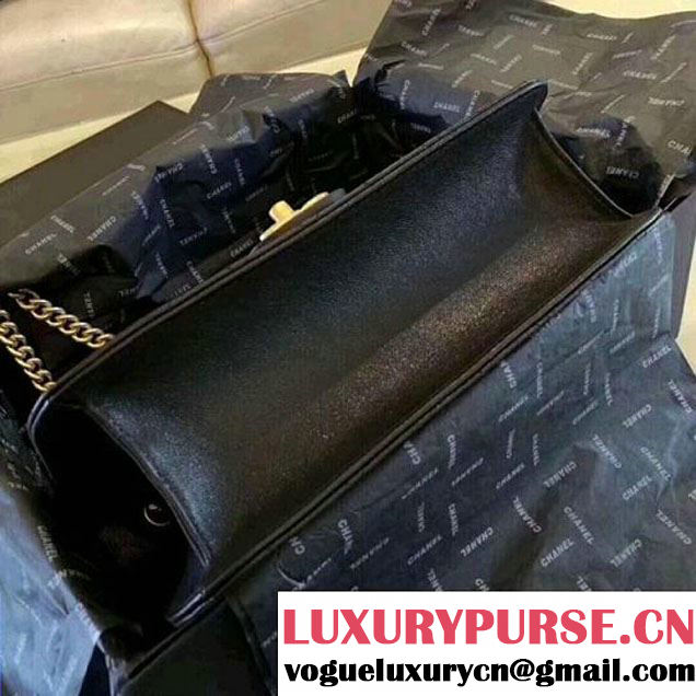 Chanel Sheepskin Flap Bag A57231 Black 2018 (ZMD-8010213 )