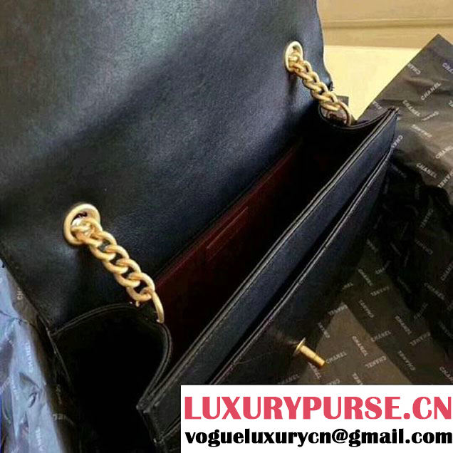 Chanel Sheepskin Flap Bag A57231 Black 2018 (ZMD-8010213 )