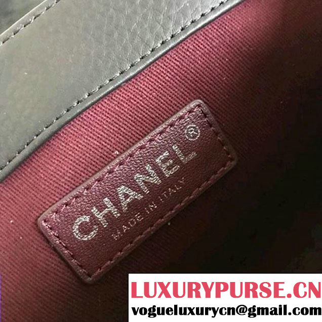 Chanel Grained Calfskin Archi Chic Flap Bag A57217 Black 2018 (1A111-8010206 )