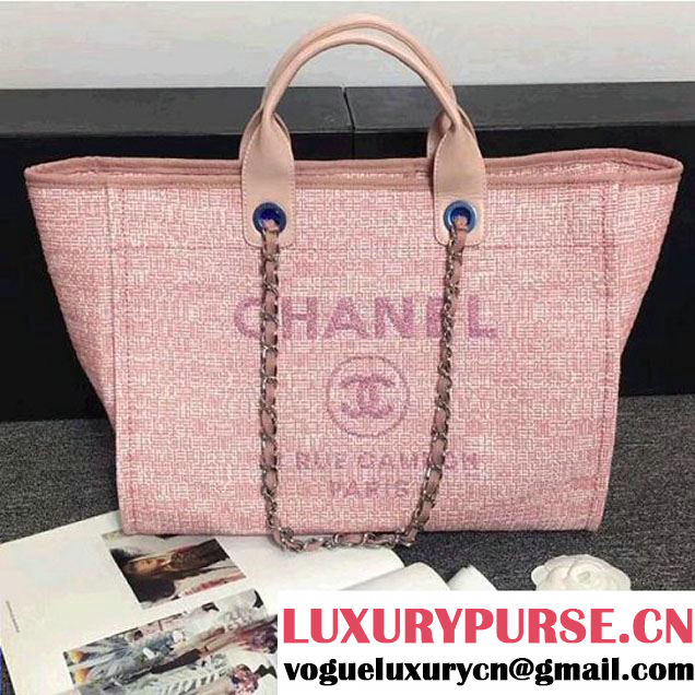 Chanel Deauville Large Shopping Bag A66942 Pink 2018 (HX-8010613 )