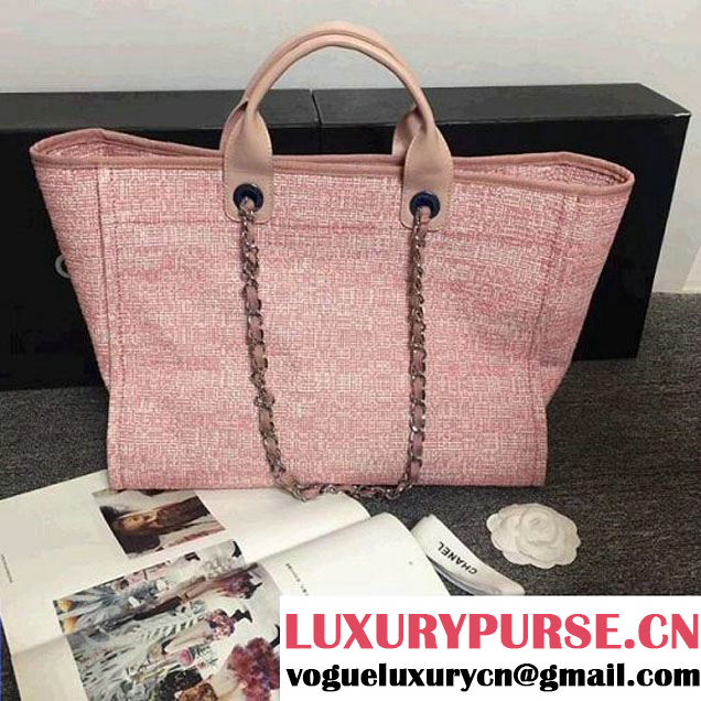 Chanel Deauville Large Shopping Bag A66942 Pink 2018 (HX-8010613 )
