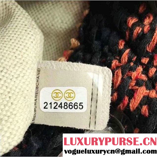 Chanel Tweed/Calfskin Gabrielle Backpack A94485 Black 2018 (KN-8013001 )