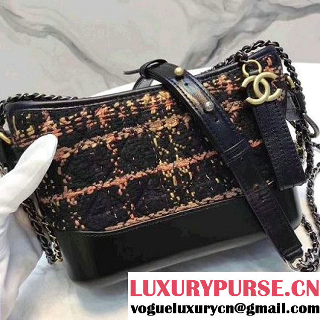 Chanel Tweed/Calfskin Gabrielle Small Hobo Bag A91810 2018 (KN-8013003 )