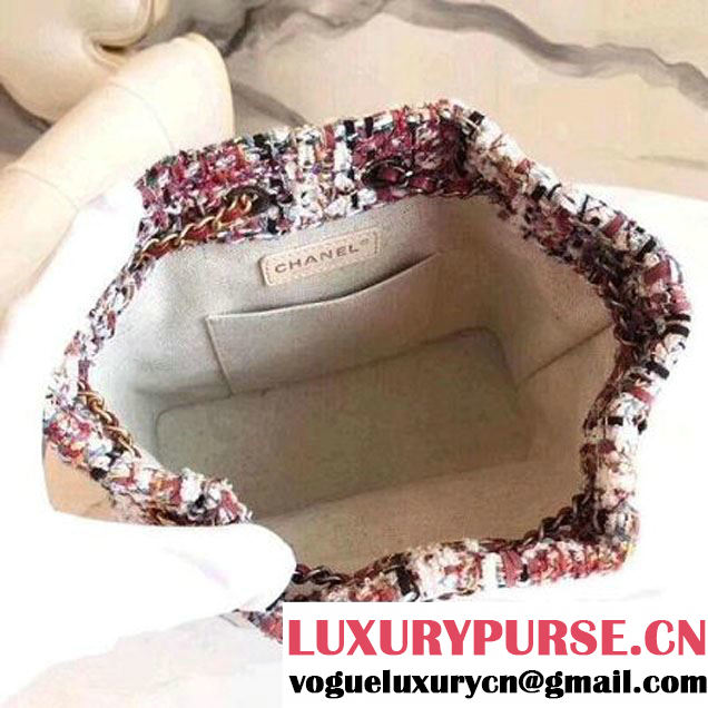 Chanel Tweed/Calfskin Gabrielle Backpack A94485 Red 2018 (KN-8013004 )