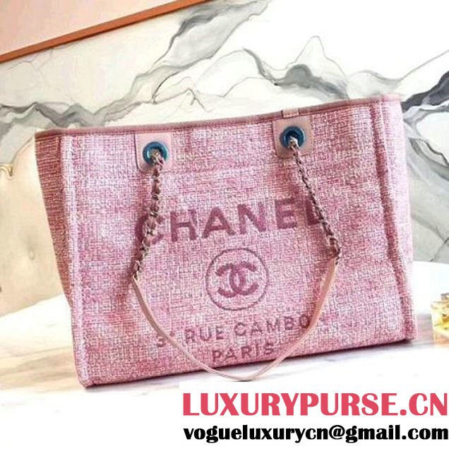 Chanel Deauville Medium Shopping Bag Pink 2018 (KN-8013010 )