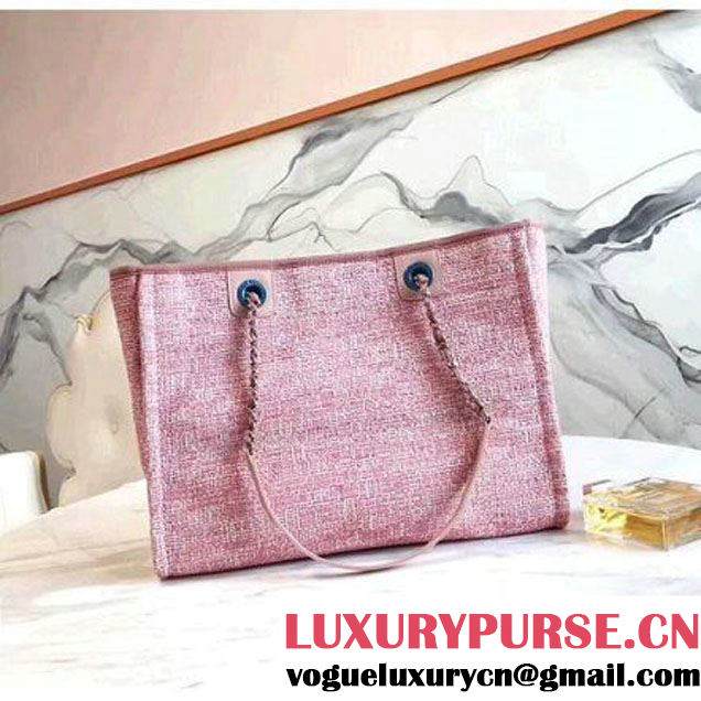 Chanel Deauville Medium Shopping Bag Pink 2018 (KN-8013010 )