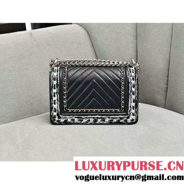 Chanel Small Boy Chanel Jacket Bag Black 2017 (MK-8013015 )