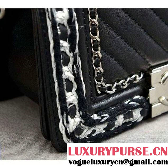 Chanel Small Boy Chanel Jacket Bag Black 2017 (MK-8013015 )