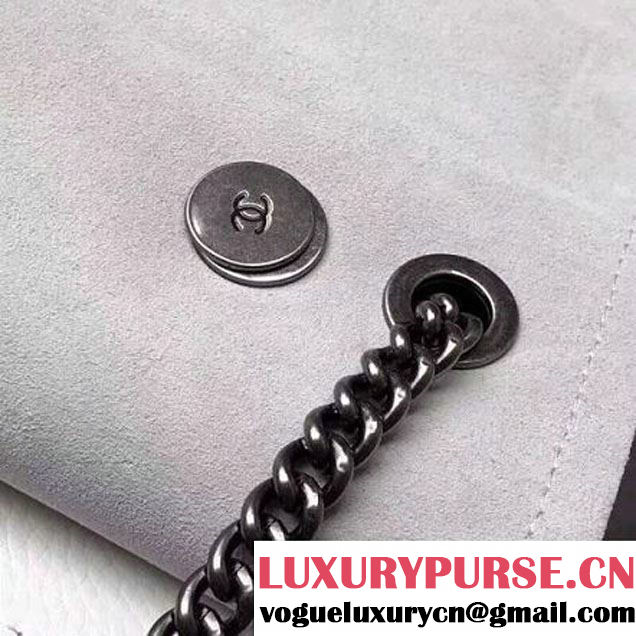 Chanel Grained Calfskin Medium Archi Chic Flap Bag White 2018 (Aged Silver Hardware) (1A111-8013101 )