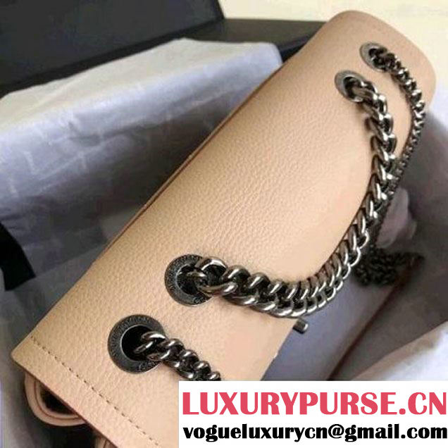 Chanel Grained Calfskin Medium Archi Chic Flap Bag Beige 2018 (Aged Silver Hardware) (1A111-8013109 )