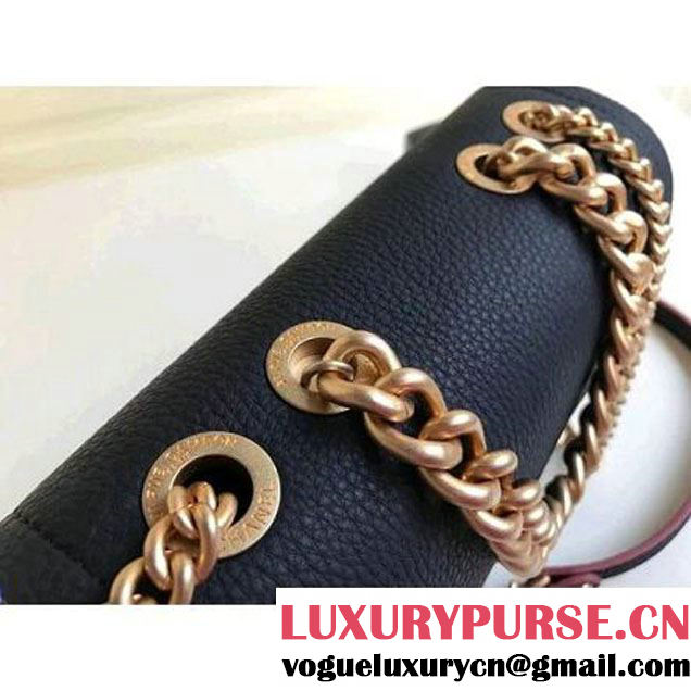 Chanel Grained Calfskin Archi Chic Flap Bag A57217 Black 2018 (Aged Gold Hardware) (1A111-8013104 )