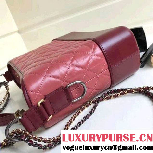Chanel Gabrielle Medium Hobo Bag A93824 Red/Burgundy 2018 (1A111-8013118 )