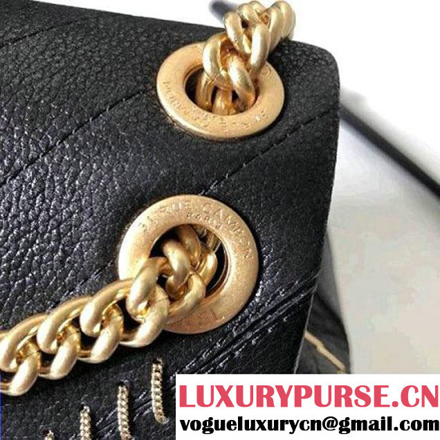 Chanel Iridescent Calfskin/Python/Grained Calfaskin Patchwork Chevron Small Backpack Black (MK-8013130 )