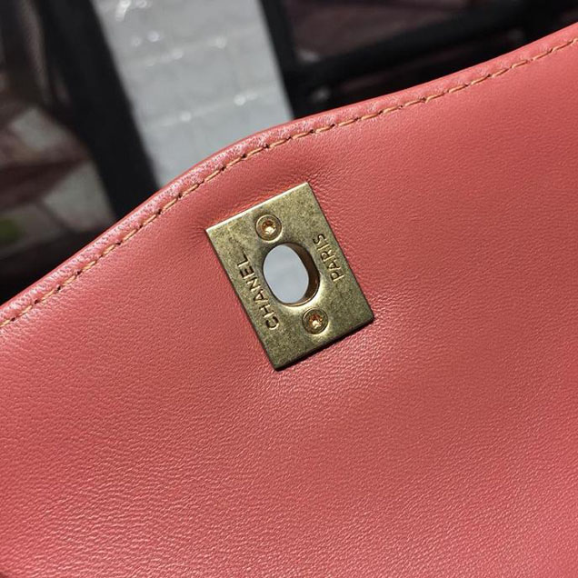 Chanel Coco Vintage Bag Lambskin Leather Cruise 2018 Collection Salmon Pink
