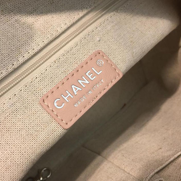 Chanel Tweed Gabrielle Hobo 28cm Bag Lambskin Leather Cruise 2018 Collection Red White Blue