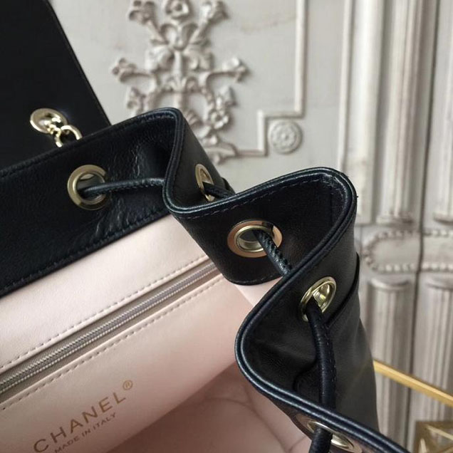 Chanel Business Affinity Backpack Bag Lambskin Leather Fall Winter 2017 Act 1 Collection Black