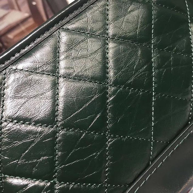 Chanel Gabrielle Hobo Bag Small 20cm Lambskin Leather Fall Winter 2017 Act 2 Collection Green
