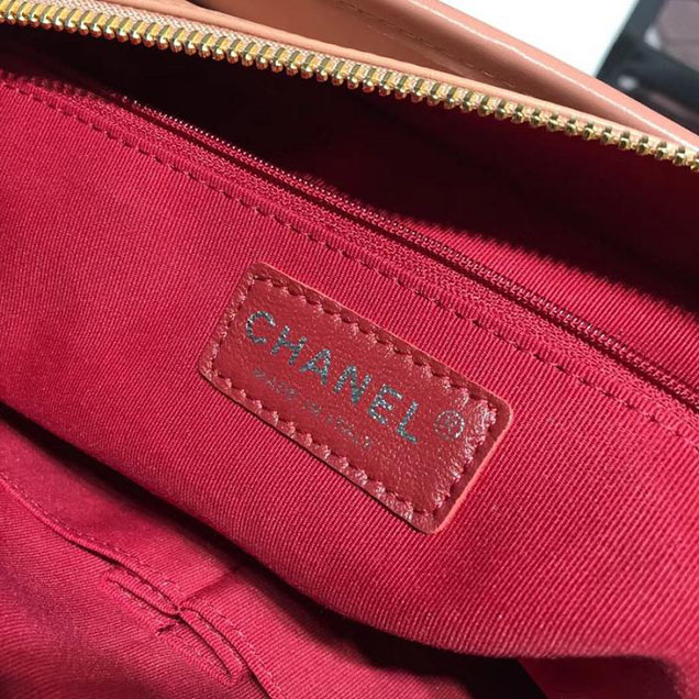 Chanel Gabrielle Hobo Bag Large 28cm Lambskin Leather Fall Winter 2017 Act 2 Collection Apricot