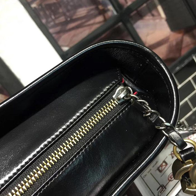 Chanel Gabrielle Hobo Bag Large 28cm Lambskin Leather Fall Winter 2017 Act 2 Collection Black