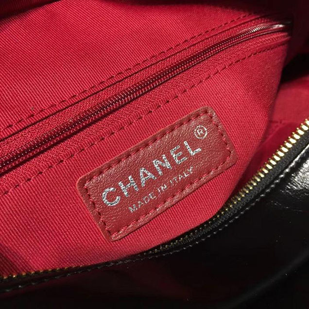 Chanel Gabrielle Hobo Bag Large 28cm Lambskin Leather Fall Winter 2017 Act 2 Collection Black