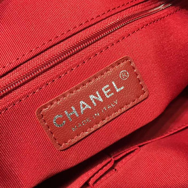 Chanel Gabrielle Hobo Bag Large 28cm Lambskin Leather Fall Winter 2017 Act 2 Collection Blue Black