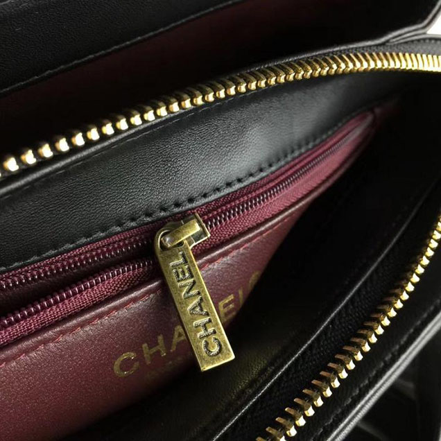 Chanel Flap 24cm Bag with Enamel Handle Python Leather Fall Winter 2017 Act 2 Collection Electric Blue Multi