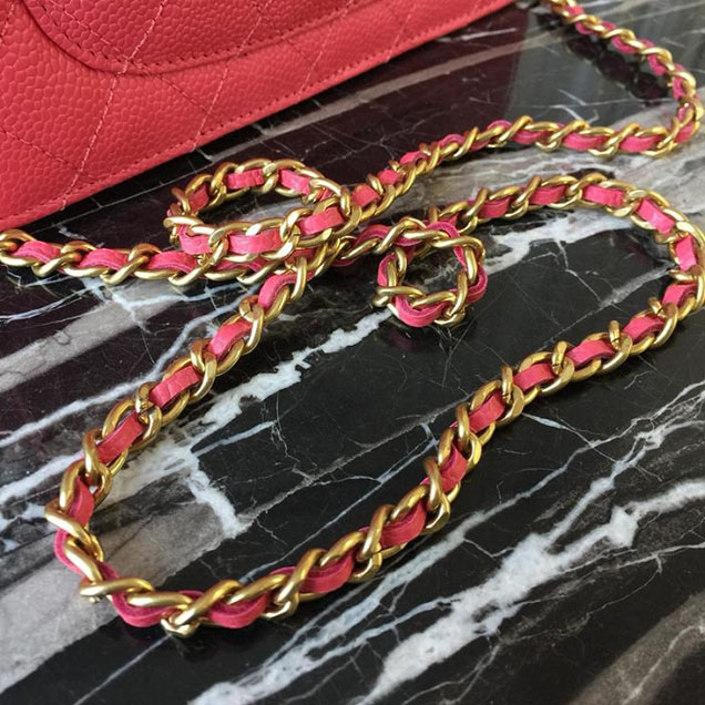 Chanel WOC Wallet on A Chain Bag Small 18cm Caviar Leather Cruise 2018 Collection Pink