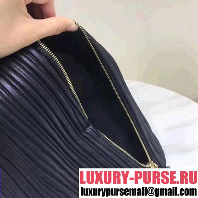 Chanel Coco Pleats Large Backpack Bag A57146 Black 2018 (1A111-8030509 )