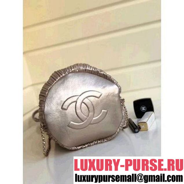 Chanel Coco Pleats Large Backpack Bag A57146 Gold 2018 (1A111-8030508 )