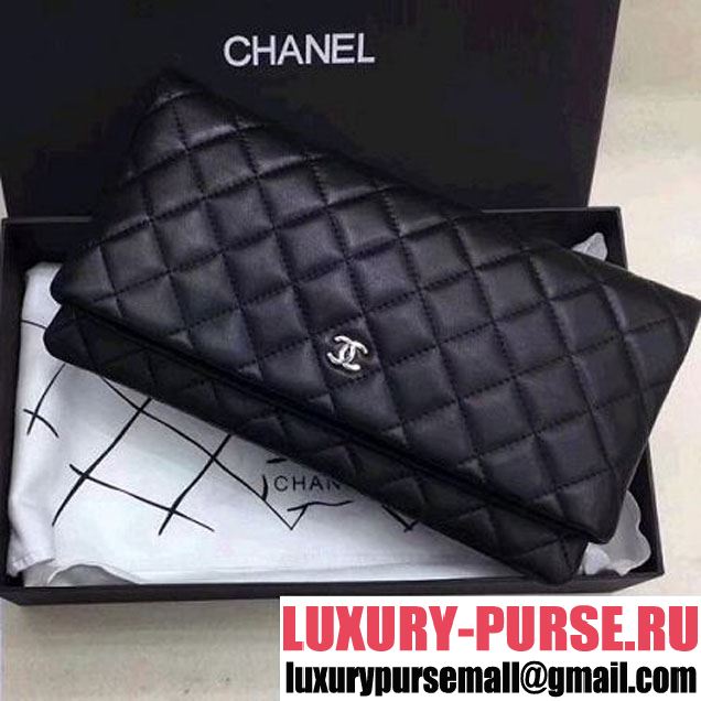 Chanel Quilting Lambskin Folded Case Black (ZMD-8031221 )