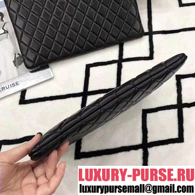Chanel Quilting Lambskin Small Pouch Black (LZ-8031316 )