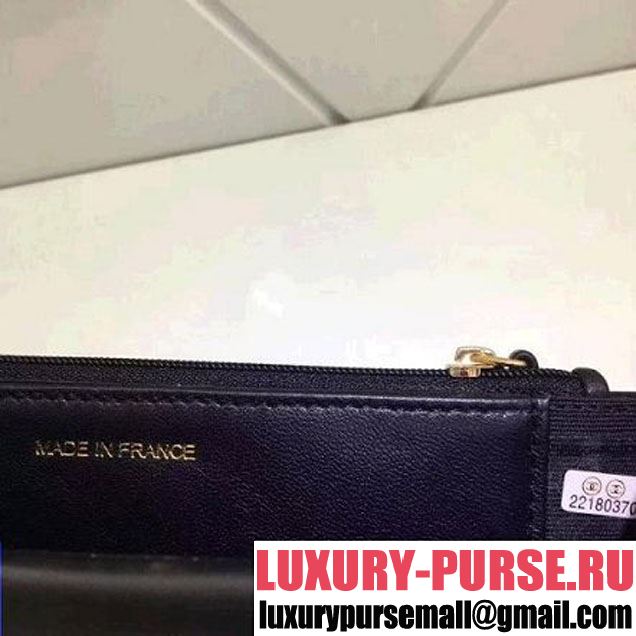 Chanel Quilting Lambskin Trendy CC Wallet on Chain WOC Bag Black 2018 (ZMD-8031309 )