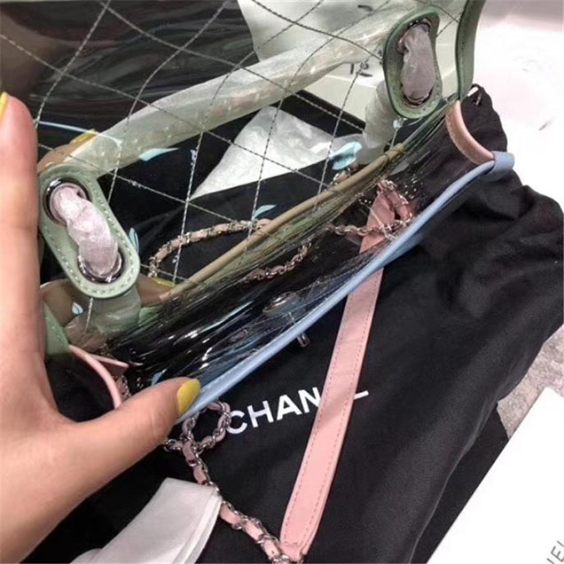 Chanel Small Coco Splash Flap Bag in PVC A57408 Pink
