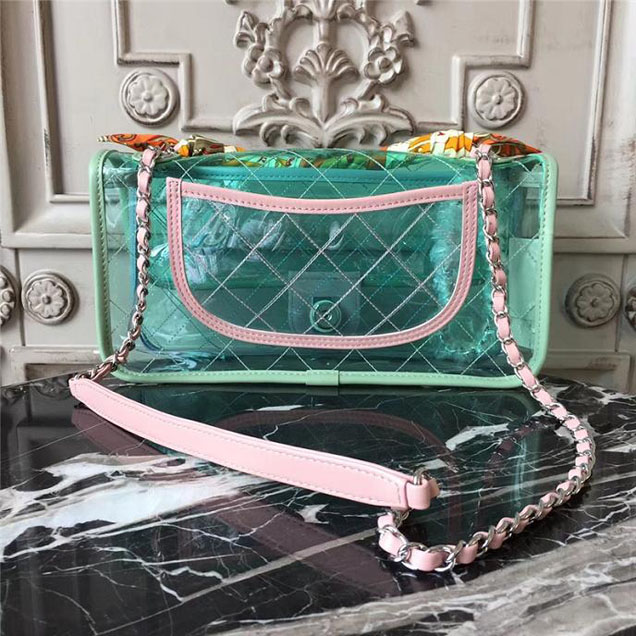 Chanel Medium Coco Splash Flap Bag in PVC A57409 Pink