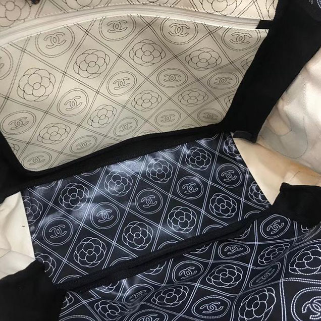 Chanel Printed Canvas Maxi Chanel Large Shopping Bag A57161 2018