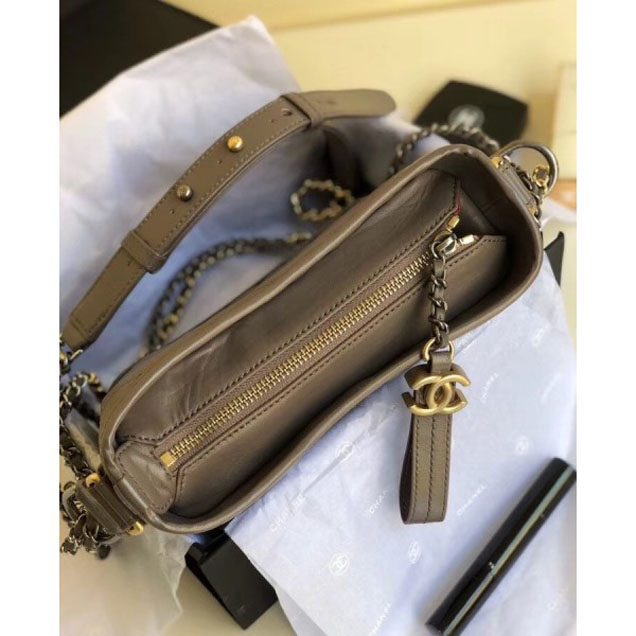 Chanel Gabrielle Small Hobo Bag A91810 Etoupe 2018