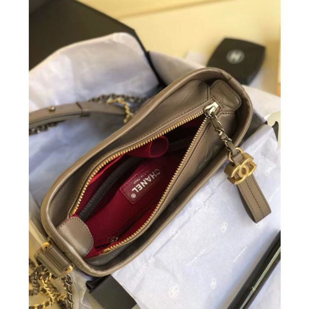 Chanel Gabrielle Small Hobo Bag A91810 Etoupe 2018