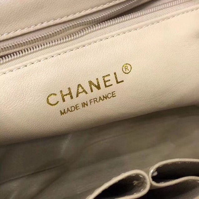 Chanel Chevron Calfskin Small Flap Bag A57491 Beige 2018 Collection