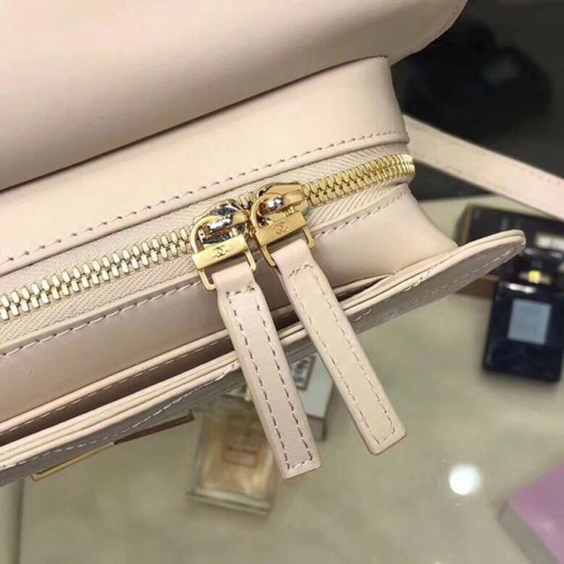 Chanel Chevron Calfskin Small Flap Bag A57491 Beige 2018 Collection
